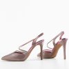Pantofi dama Lemartes Roz-Pantofi cu toc-Pantofi cu toc
