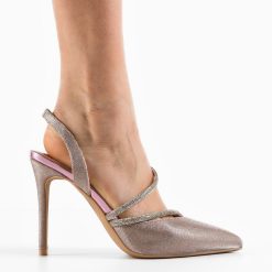Pantofi dama Lemartes Roz 4