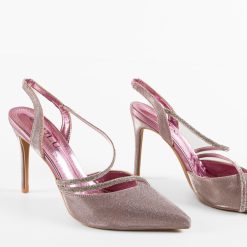 Pantofi dama Lemartes Roz 5