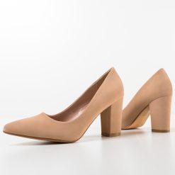 Pantofi dama Leonidas Bej 6