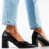 Pantofi dama Lewis Negre 2-Pantofi cu toc-Pantofi cu toc