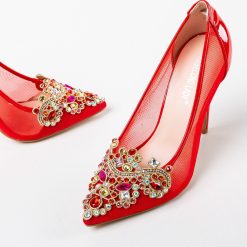 Pantofi dama Lilli Rosii 6