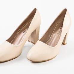 Pantofi dama Lorna Bej 5