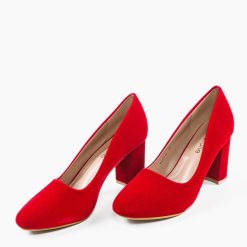 Pantofi dama Lorna Rosii 2 3