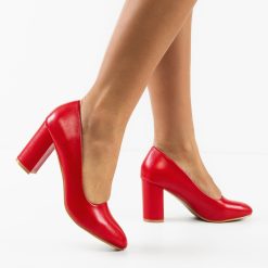 Pantofi dama Lorna Rosii 2 6