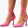 Pantofi dama Lylyac Roz-Pantofi cu toc-Pantofi cu toc