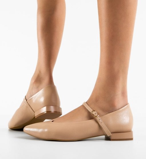 Pantofi dama Navammis Nude-Pantofi cu toc-Pantofi cu toc