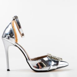 Pantofi dama Nestra Argintii 3