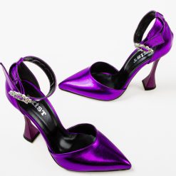 Pantofi dama Nonac Mov 4