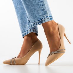 Pantofi dama Norah Bej 2