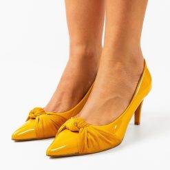 Pantofi dama Oprez Galbeni 2