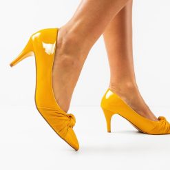 Pantofi dama Oprez Galbeni 3
