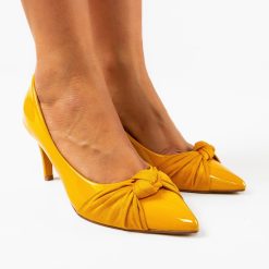 Pantofi dama Oprez Galbeni 4