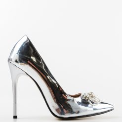 Pantofi dama Opsitro Argintii 2 3