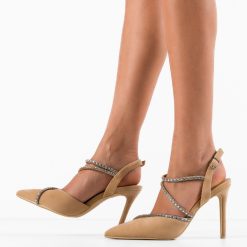Pantofi dama Pearce Bej 3