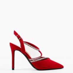 Pantofi dama Pearce Rosii 4