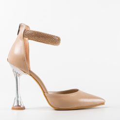 Pantofi dama Romina Bej 3