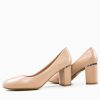 Pantofi dama Ryouta Bej 3-Pantofi cu toc-Pantofi cu toc