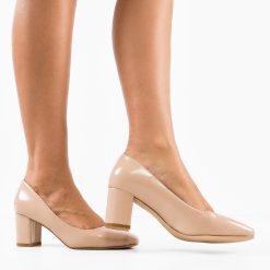 Pantofi dama Salaz Bej 3