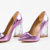 Pantofi dama Samplia Roz 2-Pantofi cu toc-Pantofi cu toc