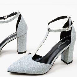 Pantofi dama Select Argintii 5