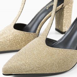 Pantofi dama Select Aurii 5