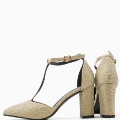 Pantofi dama Select Aurii 6