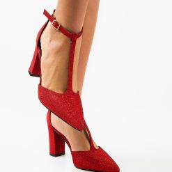 Pantofi dama Select Grena 2