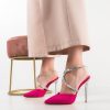 Pantofi dama Snaider Fuchsia-Pantofi cu toc-Pantofi cu toc