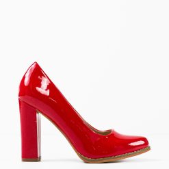 Pantofi dama Sulfo Rosii 4