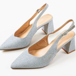 Pantofi dama Terminak Argintii 4