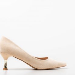 Pantofi dama Trois Bej 4