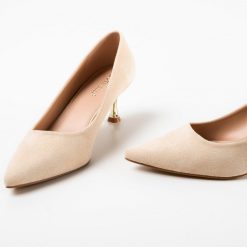 Pantofi dama Trois Bej 5