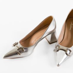 Pantofi dama Turan Argintii 4