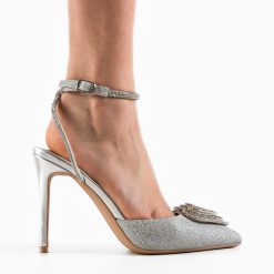 Pantofi dama Vandis Argintii 4