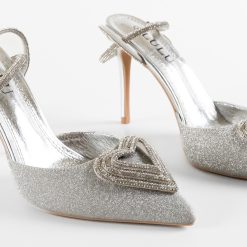 Pantofi dama Vandis Argintii 5