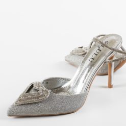 Pantofi dama Vandis Argintii 6