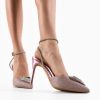 Pantofi dama Vandis Roz-Pantofi cu toc-Pantofi cu toc