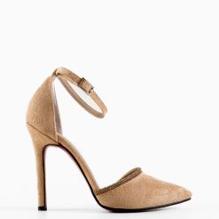 Pantofi dama Varay Bej 4