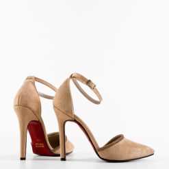 Pantofi dama Varay Bej 5