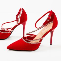 Pantofi dama Xolani Rosii 6