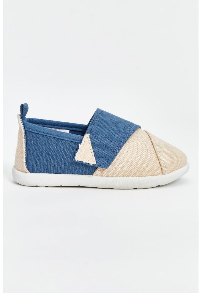 Pantofi din material textil cu velcro-BAIETI/INCALTAMINTE/Pantofi clasici-INCALTAMINTE/Pantofi clasici