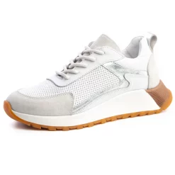 Pantofi piele naturala 7605 alb-Pantofi-Pantofi