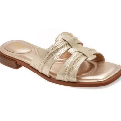 Papuci CLARKS argintii