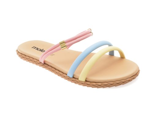 Papuci MOLECA multicolor