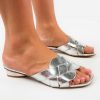 Papuci dama Praya Argintii-Sandale-Sandale