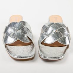 Papuci dama Praya Argintii 4