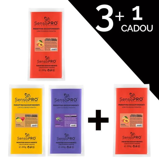 Parafina Solida 200g SensoPRO Milano 3 + 1 CADOU-Epilare > Parafina Cosmetica