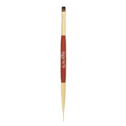 Pensula Unghii Dubla pentru Constructie Gel & Nail Art - LUXORISE #02-Accesorii Unghii  data-eio=