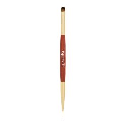 Pensula Unghii Dubla pentru Constructie Gel & Pictura LUXORISE #03-Accesorii Unghii  data-eio=
